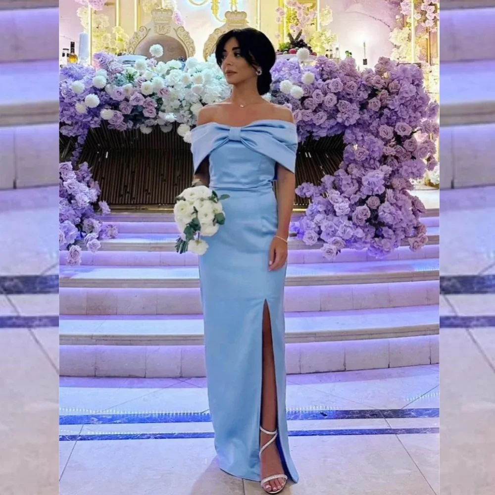 Customized Prom Gown Exquisite High Quality Evening Satin Bow Pleat Homecoming A-line Off-the-shoulder Party Dresses for Women
Customized Prom Gown Exquisite High Quality Evening Satin Bow Pleat Homecoming A-line Off-the-shoulder Party Dresses for Women