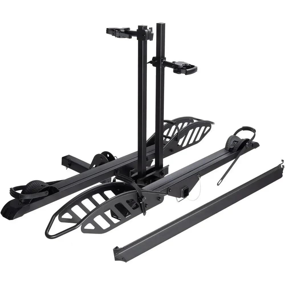Hitch-Mounted Electric Bike Rack, 200 lbs Capacity, Foldable Platform, Fits 5-inch Tires or 2-inch Receiver Vehicles
Hitch-Mounted Electric Bike Rack, 200 lbs Capacity, Foldable Platform, Fits 5-inch Tires or 2-inch Receiver Vehicles