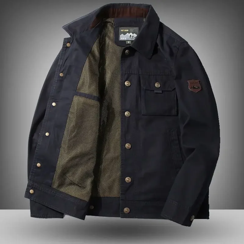 Zipper Outdoor Multi-Pockets Men Sports Thin Jacket Cargo Mens Stand Collar Cargo Jacket Windproof Autumn Spring Outdoor Jackets
Zipper Outdoor Multi-Pockets Men Sports Thin Jacket Cargo Mens Stand Collar Cargo Jacket Windproof Autumn Spring Outdoor Jackets