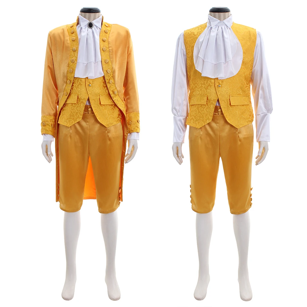 18th Century Noble Gentleman Costume Men's Victorian Colonial Military Frock Tailcoat Uniform Suit Wedding Party Gown
18th Century Noble Gentleman Costume Men's Victorian Colonial Military Frock Tailcoat Uniform Suit Wedding Party Gown