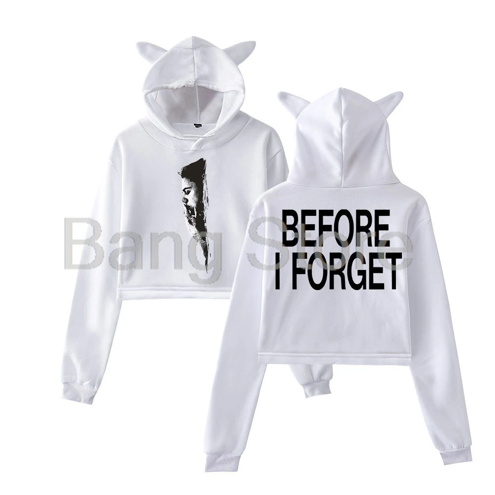 Детская толстовка с капюшоном LAROI Merch Before I Forget с кошачьими ушками, женские толстовки с длинными рукавами, повседневная уличная одежда, укороченные топы
Детская толстовка с капюшоном LAROI Merch Before I Forget с кошачьими ушками, женские толстовки с длинными рукавами, повседневная уличная одежда, укороченные топы