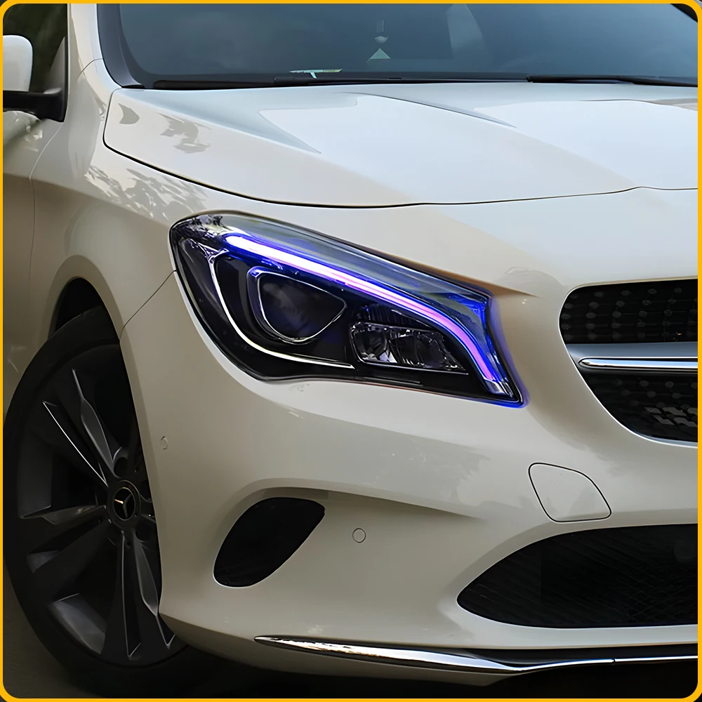 Car Front Lamp For Benz CLA C117 W117 2014-2019 Upgrade Auto LED Projector Lens Headlights Assembly Plug and Play Accessories
Car Front Lamp For Benz CLA C117 W117 2014-2019 Upgrade Auto LED Projector Lens Headlights Assembly Plug and Play Accessories