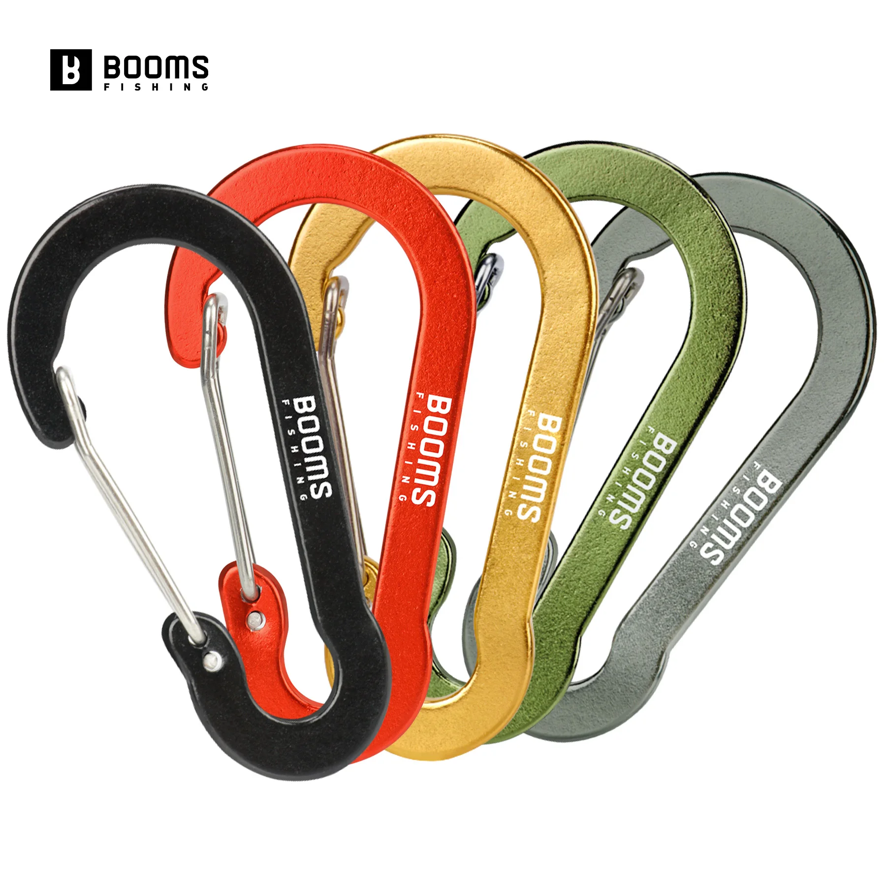 Booms Fishing 5Pcs 2.7in/7cm Multi-Use Carabiner Clips Keychain Small Aluminum Alloy Caribeener Clips Mini Keychain Fishing Tool
Booms Fishing 5Pcs 2.7in/7cm Multi-Use Carabiner Clips Keychain Small Aluminum Alloy Caribeener Clips Mini Keychain Fishing Tool