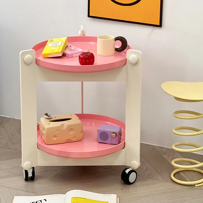 Dopamine Living Room Coffee Table Creative Rolling Side Table Multi-Tier Storage Rack for Home Use Sofa Corner Decor
Dopamine Living Room Coffee Table Creative Rolling Side Table Multi-Tier Storage Rack for Home Use Sofa Corner Decor