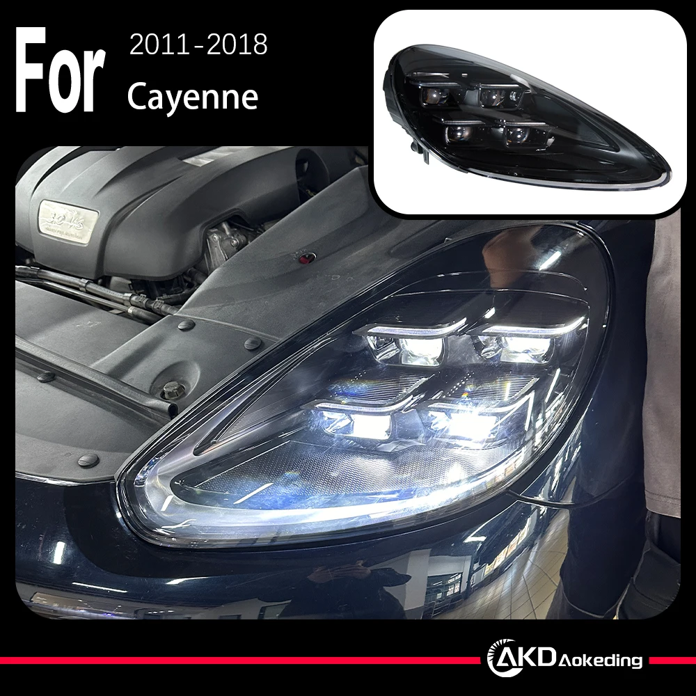AKD Car Model for Porsche Cayenne LED Headlight Projector Lens 2011-2018 Front DRL Matrix LED Head Lamp Automotive Accessories
AKD Car Model for Porsche Cayenne LED Headlight Projector Lens 2011-2018 Front DRL Matrix LED Head Lamp Automotive Accessories