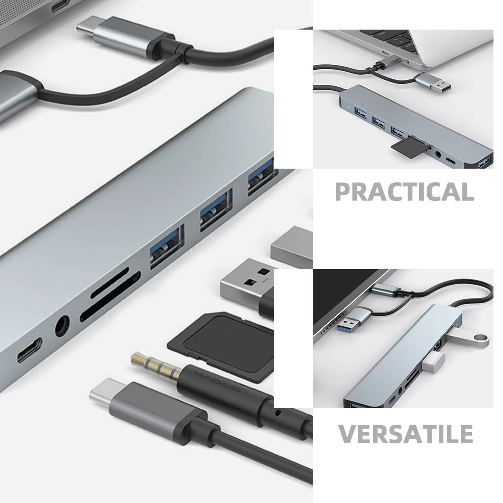 Type-C Usb Hub 3.0/2.0 Multi-Port Splitter Compact Fast Data Transfer Portable Plug Play Laptop Usb Port Expander Adapter
Type-C Usb Hub 3.0/2.0 Multi-Port Splitter Compact Fast Data Transfer Portable Plug Play Laptop Usb Port Expander Adapter