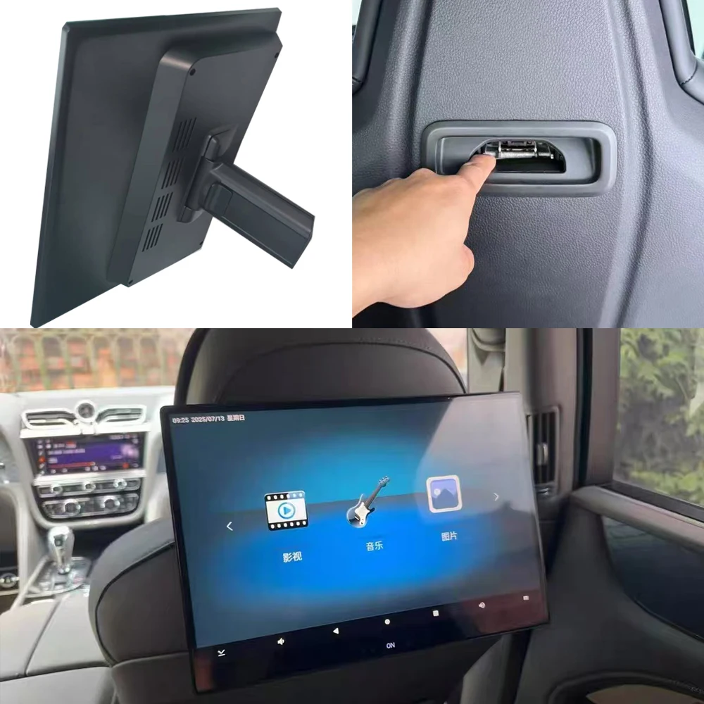 13.3" Car Headrest Monitor Display IPS Android 16 System 4G+64G Touch Screen For Porsche 4K Wifi Car Video Rear Seat Player
13.3" Car Headrest Monitor Display IPS Android 16 System 4G+64G Touch Screen For Porsche 4K Wifi Car Video Rear Seat Player