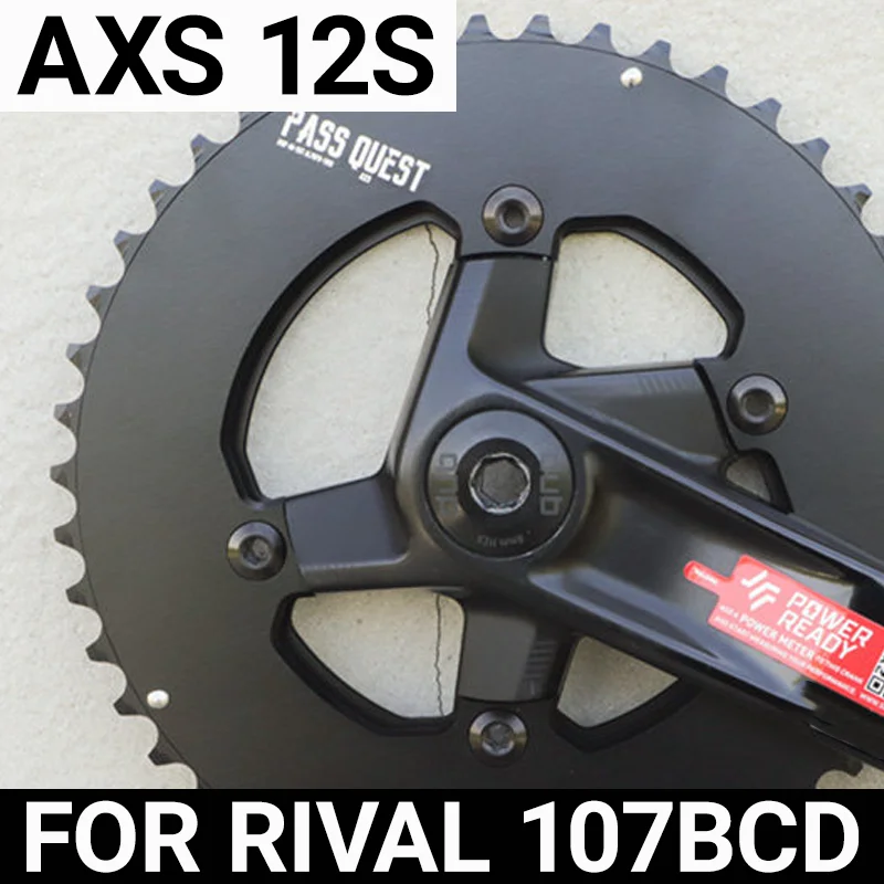 PASS QUEST 107 BCD Chain Ring 4-hole For Sram Rival 46 33 48 35 2x Double Chainring AXS 12 Speed 107BCD Tray
PASS QUEST 107 BCD Chain Ring 4-hole For Sram Rival 46 33 48 35 2x Double Chainring AXS 12 Speed 107BCD Tray