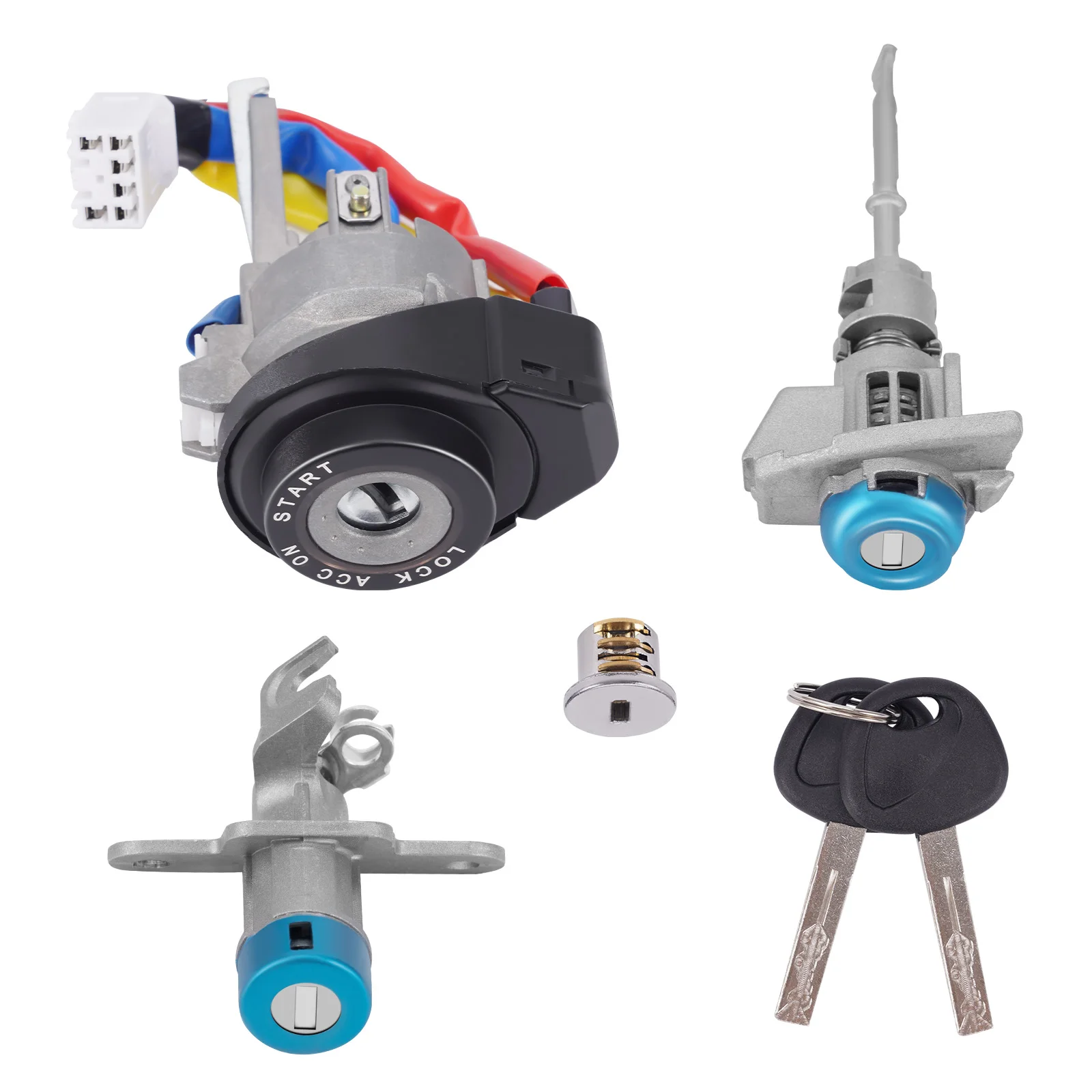 Full Lock Cylinder Ignition & Door For Hyundai Sonata 2015-2019 81970-C1A00
Full Lock Cylinder Ignition & Door For Hyundai Sonata 2015-2019 81970-C1A00