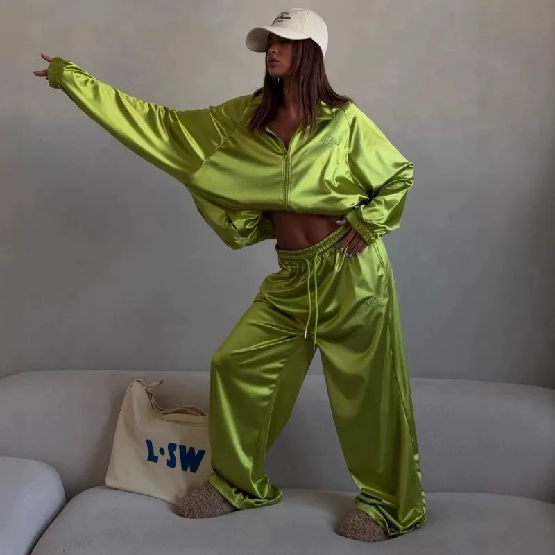 Trend Streetwear Sportswear Sweatshirts Pants Sets Women Two-Piece Sets Loose Jacket Wide-Leg Pants Sports Set Jackets Trousers
Trend Streetwear Sportswear Sweatshirts Pants Sets Women Two-Piece Sets Loose Jacket Wide-Leg Pants Sports Set Jackets Trousers