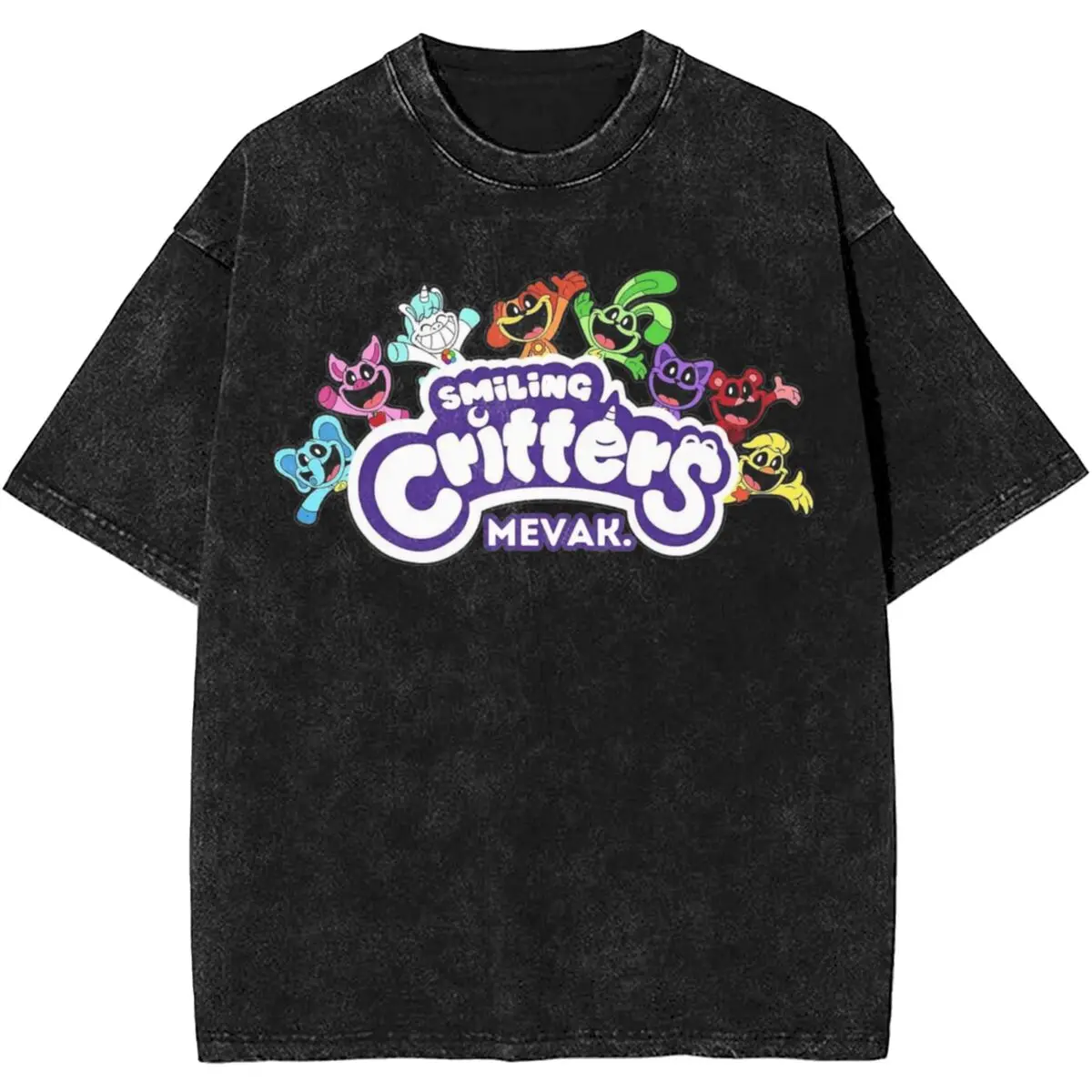 Smiling Critters And MevaK T Shirt Hip Hop Washed Cotton Oversize T-Shirt Catnap Vintage for Men Women Streetwear Summer Tees
Smiling Critters And MevaK T Shirt Hip Hop Washed Cotton Oversize T-Shirt Catnap Vintage for Men Women Streetwear Summer Tees