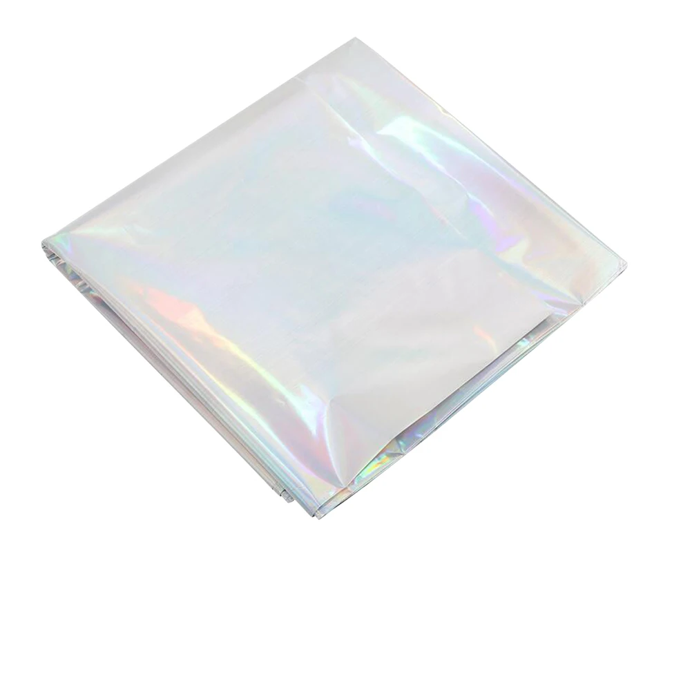 2pcs Tablecloth 137x274cm Holographic Foil Aluminum Birthday Party Supplies Tablecloth For Party Rectangular Cover
2pcs Tablecloth 137x274cm Holographic Foil Aluminum Birthday Party Supplies Tablecloth For Party Rectangular Cover