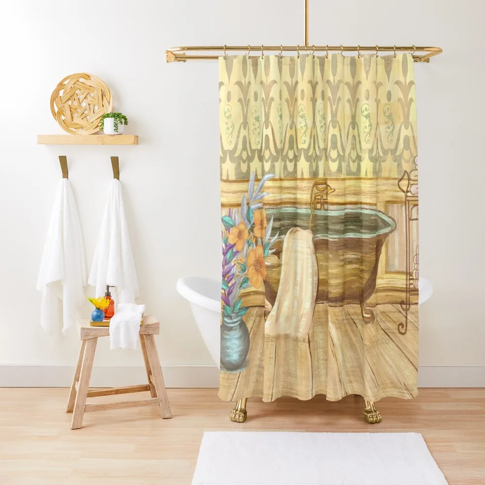 Vintage Claw-foot Tub Bathroom Decor Shower Curtain For Bathroom Shower For Bathroom Set Funny Shower Fabric Curtain
Vintage Claw-foot Tub Bathroom Decor Shower Curtain For Bathroom Shower For Bathroom Set Funny Shower Fabric Curtain