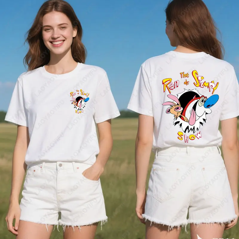 Ren and Stimpy TShirt Funny Poster Retro Cool Vintage Classic Fashion Streetwear Tees Harajuku Lovely Humor Tops All Match Gift
Ren and Stimpy TShirt Funny Poster Retro Cool Vintage Classic Fashion Streetwear Tees Harajuku Lovely Humor Tops All Match Gift