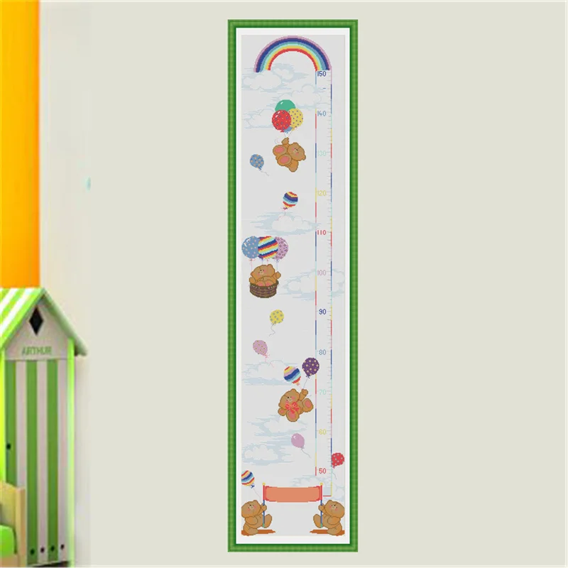 SG015 Height Chart Table With Length Scale Baby Counted Cross Stitch Kit Cross-stitching Package Cross Stich Gift to Your Baby
SG015 Height Chart Table With Length Scale Baby Counted Cross Stitch Kit Cross-stitching Package Cross Stich Gift to Your Baby