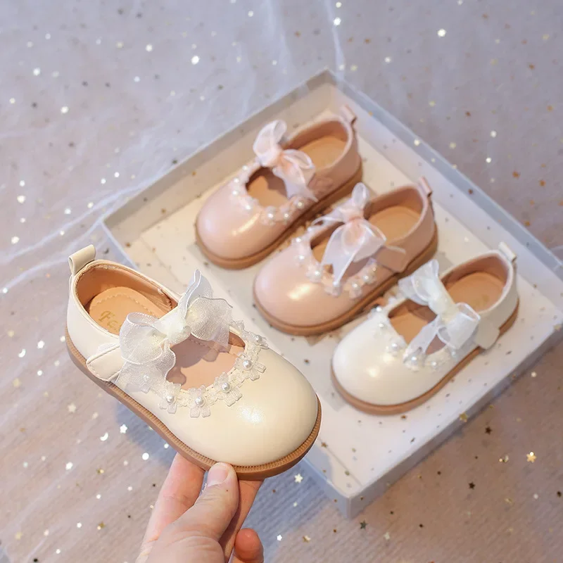 Spring New Kid‘s Mary Jane Leather Shoes Fashion Lace Bow Baby Girl Princess Shoes Soft Sole Non Slip Children's Casual Shoes
Spring New Kid‘s Mary Jane Leather Shoes Fashion Lace Bow Baby Girl Princess Shoes Soft Sole Non Slip Children's Casual Shoes