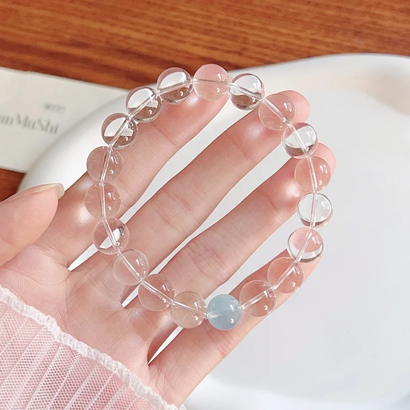 Heart of the Ocean White Crystal Aquamarine Bracelet Women's Light Luxury Niche Premium Bracelet
Heart of the Ocean White Crystal Aquamarine Bracelet Women's Light Luxury Niche Premium Bracelet
