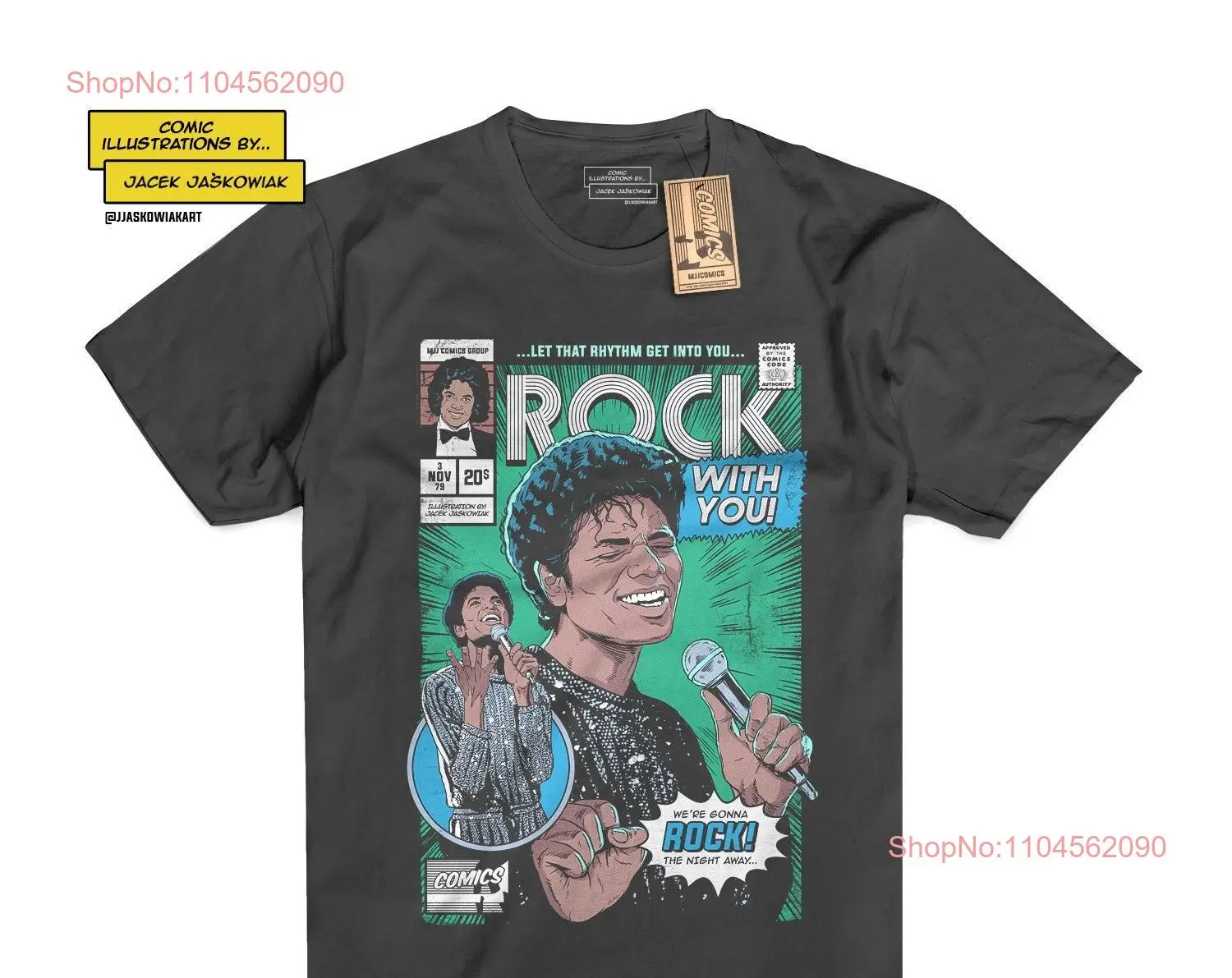 Футболка с комиксами Rock With You '79 Неофициальная длинная или короткая рубашка
Футболка с комиксами Rock With You '79 Неофициальная длинная или короткая рубашка