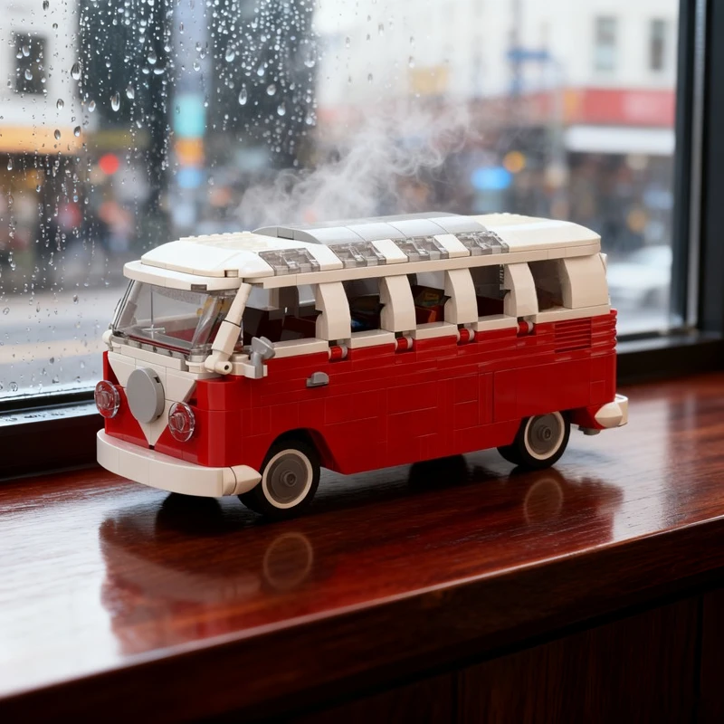 558pcs MOC Volkswagen Transporter Samba Red City Model Building Blocks Architecture Toy Education Festival Gifts Brick
558pcs MOC Volkswagen Transporter Samba Red City Model Building Blocks Architecture Toy Education Festival Gifts Brick