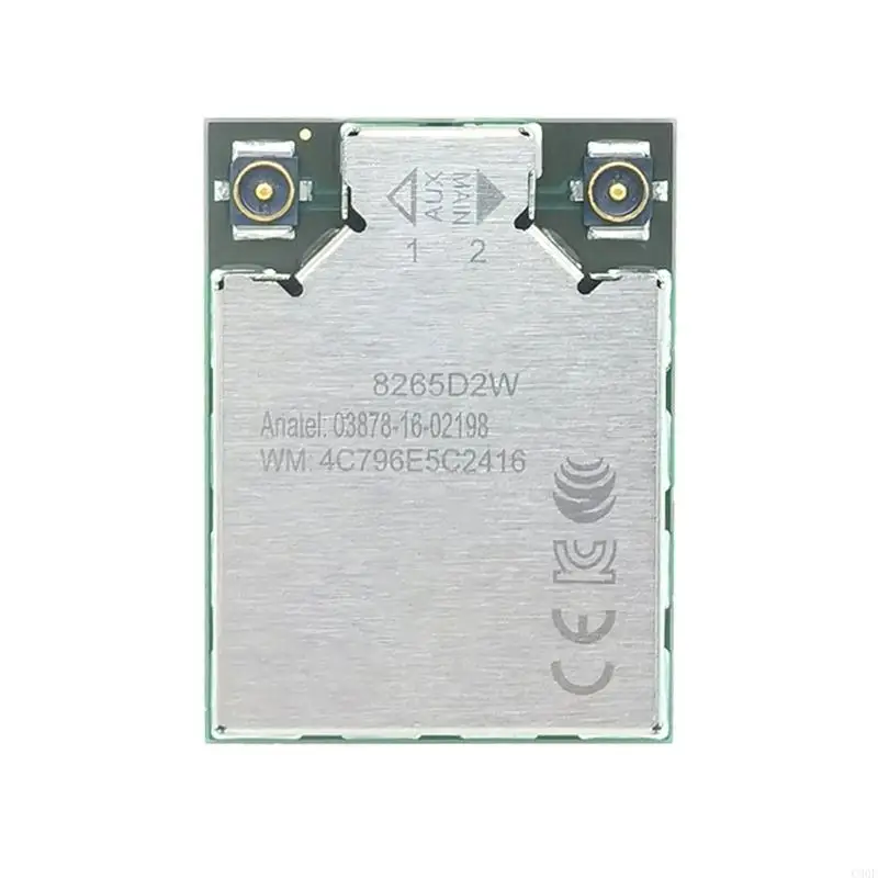 C90F 8265D2W Wi-Fi Bluetooth-совместимый 4.2 Модуль Пластик Двух частот 2,4 ГГц 5 ГГц
C90F 8265D2W Wi-Fi Bluetooth-совместимый 4.2 Модуль Пластик Двух частот 2,4 ГГц 5 ГГц