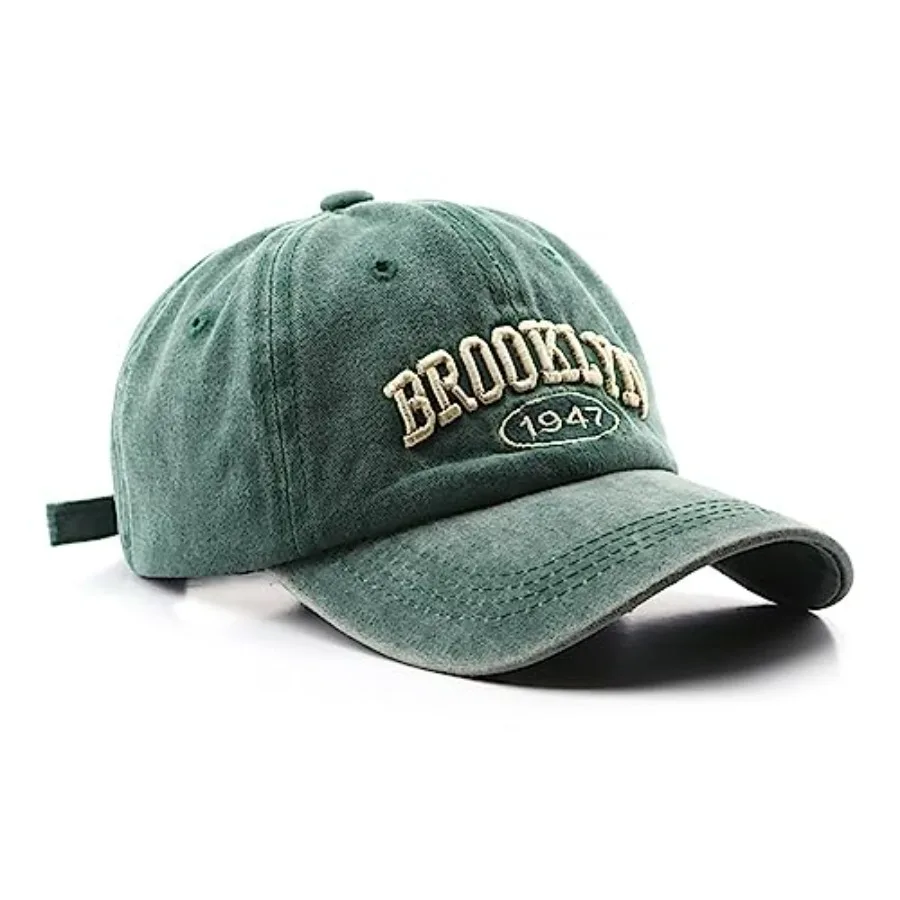 Brooklyn Hat Vintage Brooklyn 1947 Dad Hat Washed Cotton Unstructu Baseball Cap for Men and Women
Brooklyn Hat Vintage Brooklyn 1947 Dad Hat Washed Cotton Unstructu Baseball Cap for Men and Women