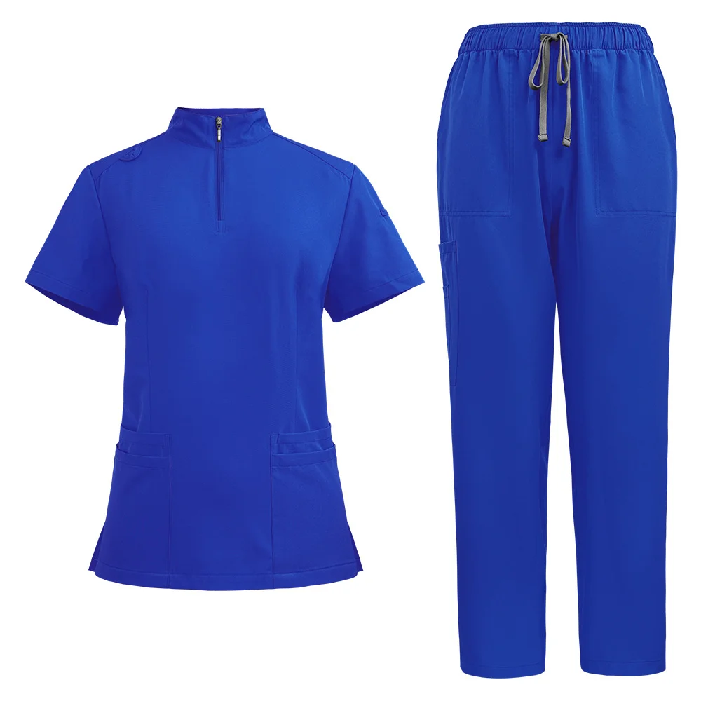 Woman Clinical Uniform Pharmacy Workwear Nurse Uniform Hospital Doctor Oral Dental Surgery Uniforms Medical Scrubs Sets
Woman Clinical Uniform Pharmacy Workwear Nurse Uniform Hospital Doctor Oral Dental Surgery Uniforms Medical Scrubs Sets