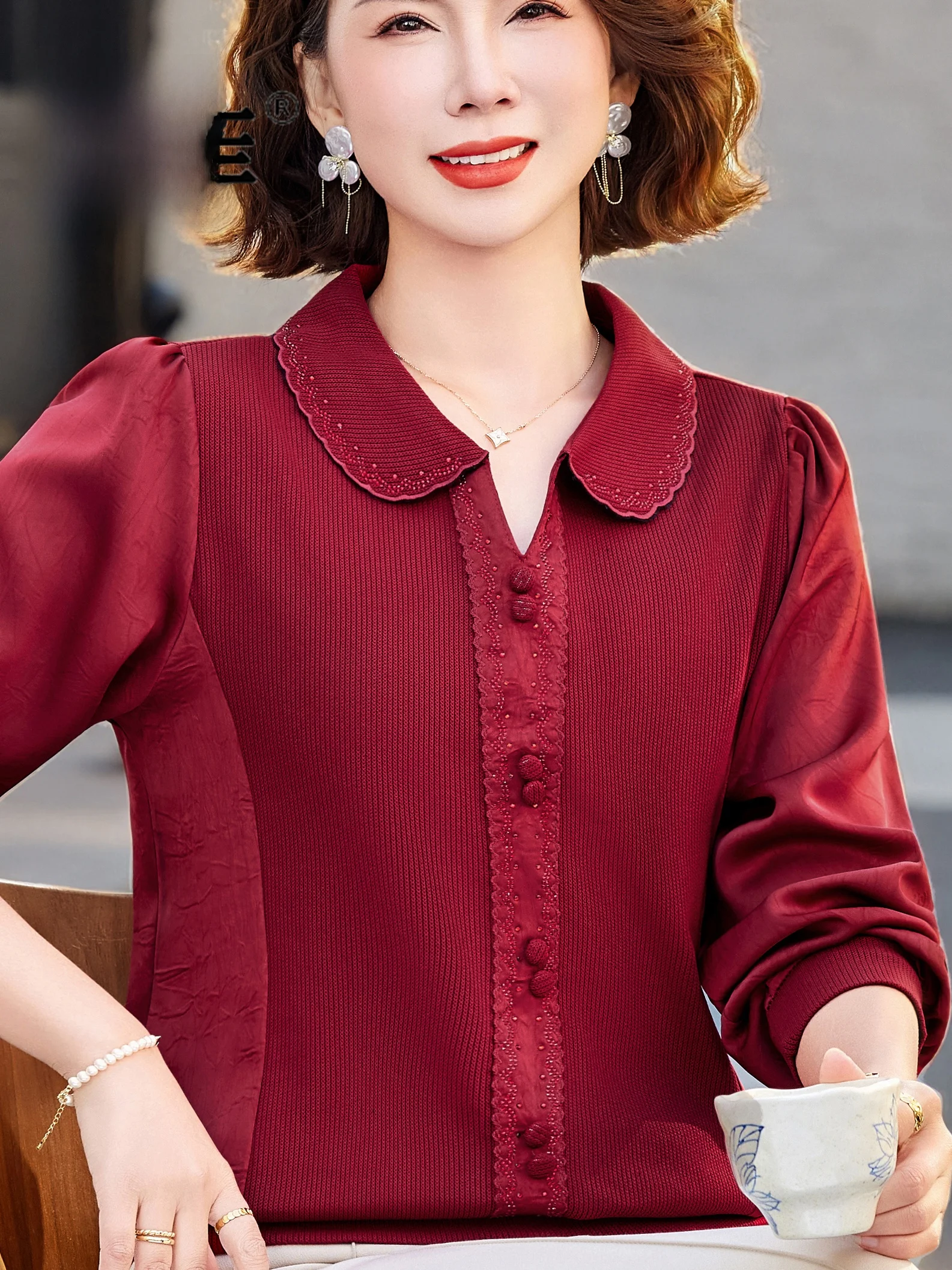 Spring 2026 New Style Knitted Shirt Stand Collar Thin Chiffon Sleeve Hoodless Breathable Lightweight Ladies Fashion Top for E...
Spring 2026 New Style Knitted Shirt Stand Collar Thin Chiffon Sleeve Hoodless Breathable Lightweight Ladies Fashion Top for E...