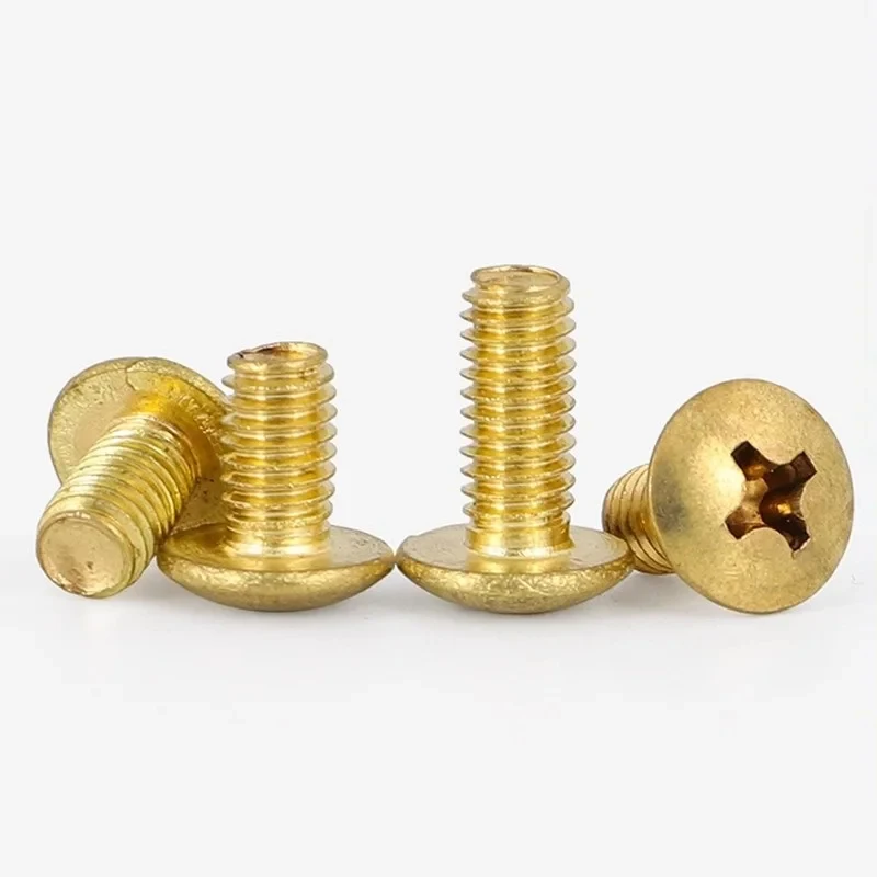 M3 M4 M5 M6 Mushroom Truss Head Cross Recessed Screws Metric Copper Corrosion Resistant Round Head Fastener Bolts
M3 M4 M5 M6 Mushroom Truss Head Cross Recessed Screws Metric Copper Corrosion Resistant Round Head Fastener Bolts