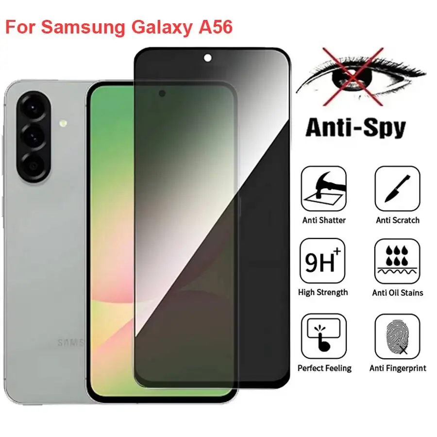 For Samsung Galaxy A56 SM-A566V Anti Spy Privacy Tempered Glass Screen Protector Compatible For Galaxya56 Phone Film
For Samsung Galaxy A56 SM-A566V Anti Spy Privacy Tempered Glass Screen Protector Compatible For Galaxya56 Phone Film