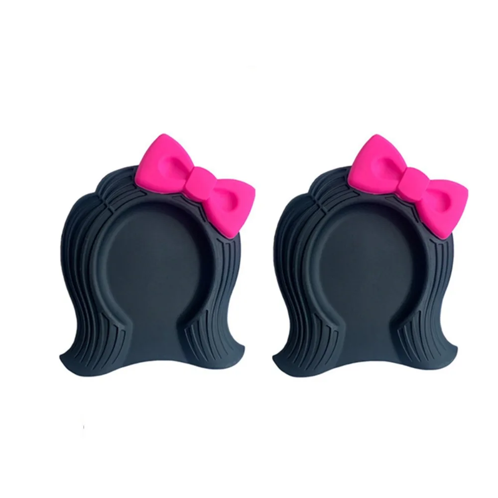 2pcs Kitchen Gadgets Silicone Women Hair Spoon Rest Heat Resistant Cartoon Spatula Holder Thickened Utensil Holder Countertop 
2pcs Kitchen Gadgets Silicone Women Hair Spoon Rest Heat Resistant Cartoon Spatula Holder Thickened Utensil Holder Countertop