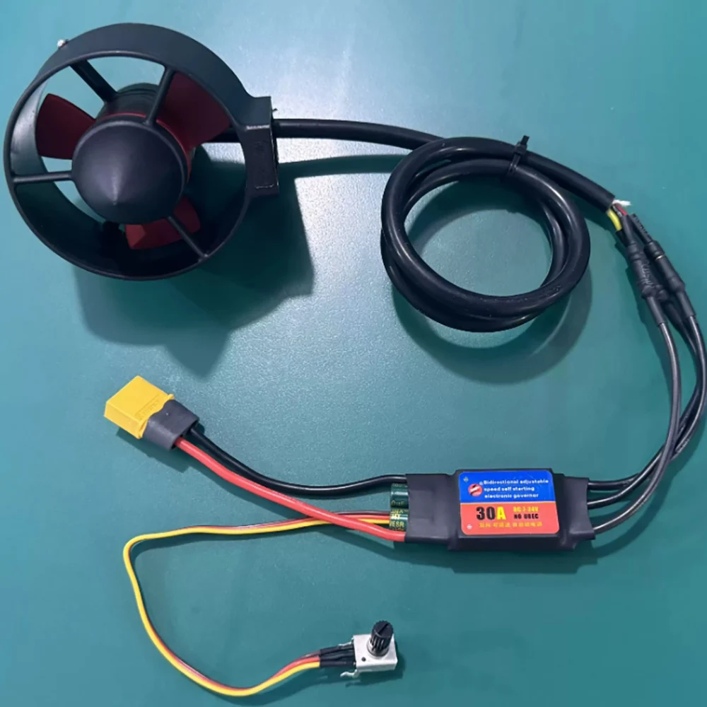 Подводное подруливающее устройство 12 В с бесщеточным двигателем ESC 30 А, тягой 1,6 кг, регулируемой скоростью, запутыванием немедленно отказывается
Подводное подруливающее устройство 12 В с бесщеточным двигателем ESC 30 А, тягой 1,6 кг, регулируемой скоростью, запутыванием немедленно отказывается