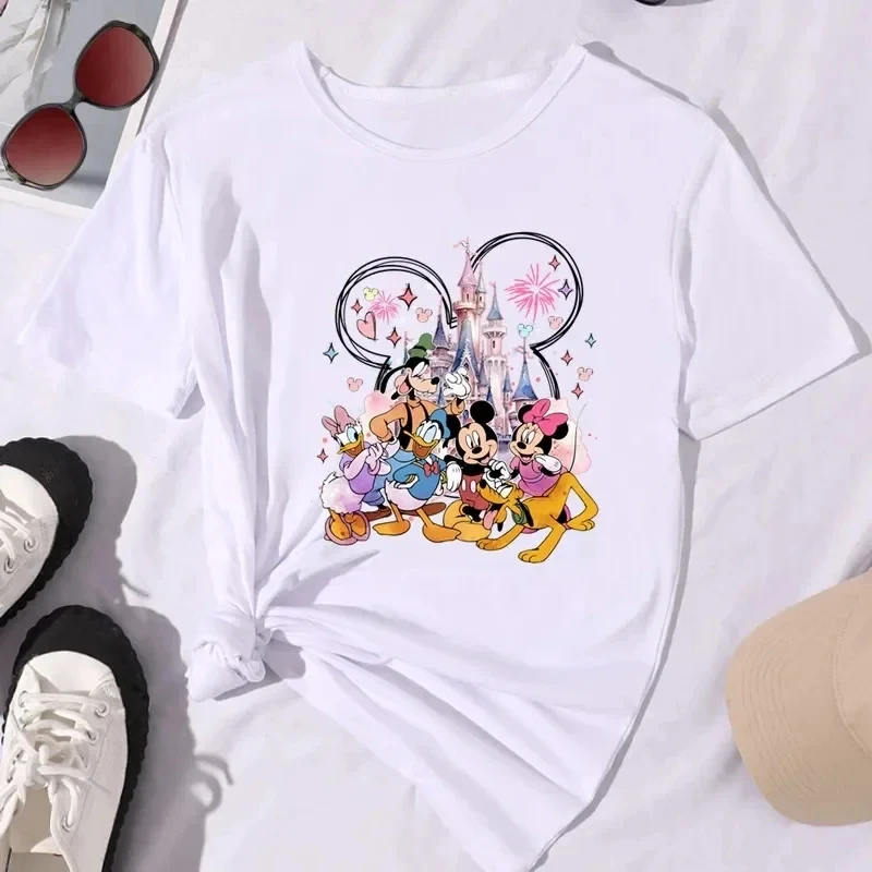 Funny Disney Mickey Dreams Watercolour Castle Print Women's Summer Casual Tee Streetwear Tops Women's Clothing
Funny Disney Mickey Dreams Watercolour Castle Print Women's Summer Casual Tee Streetwear Tops Women's Clothing