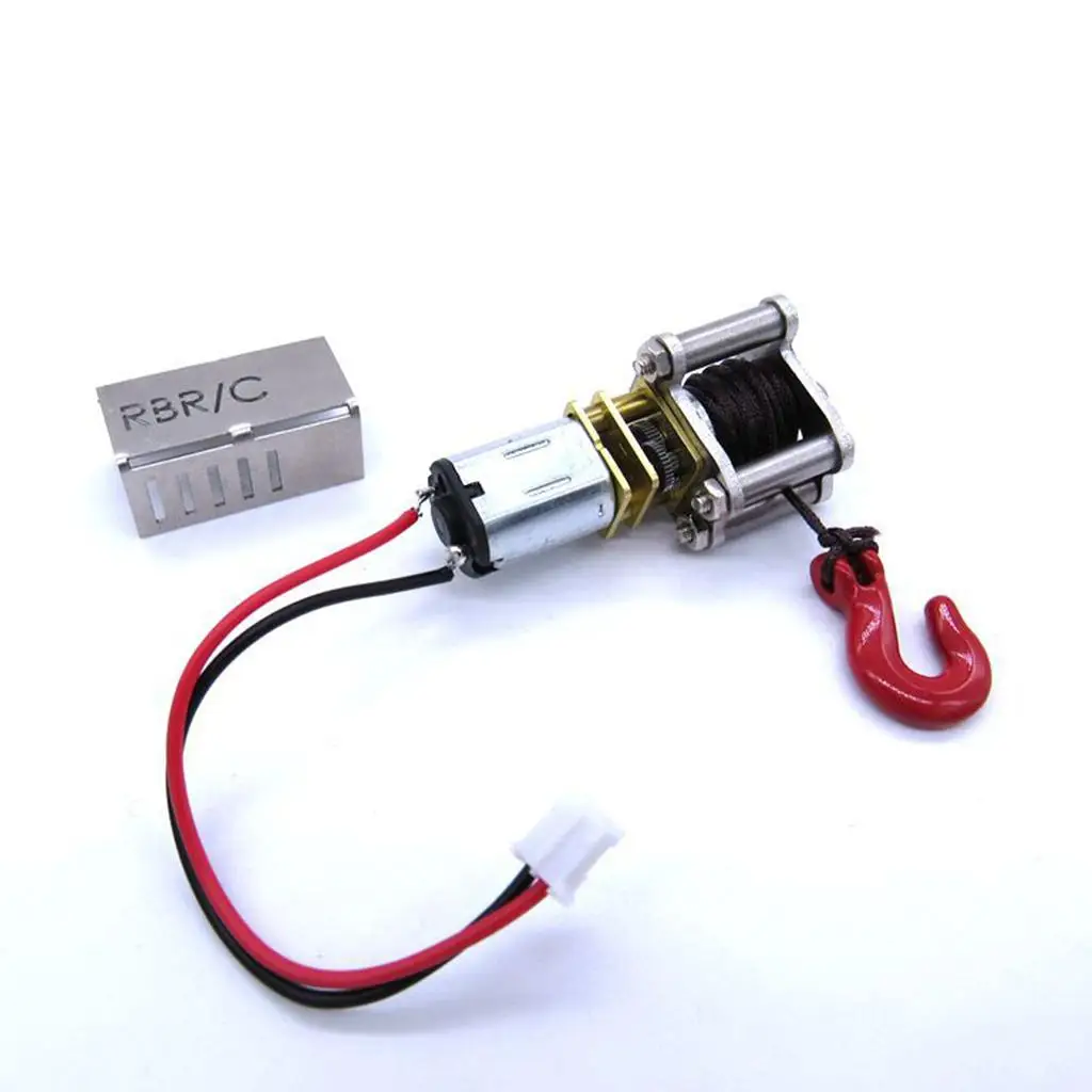 Aluminum Automatic Winch System for 1:12 1:14 1:16 Off-Road RC Crawler Car
Aluminum Automatic Winch System for 1:12 1:14 1:16 Off-Road RC Crawler Car