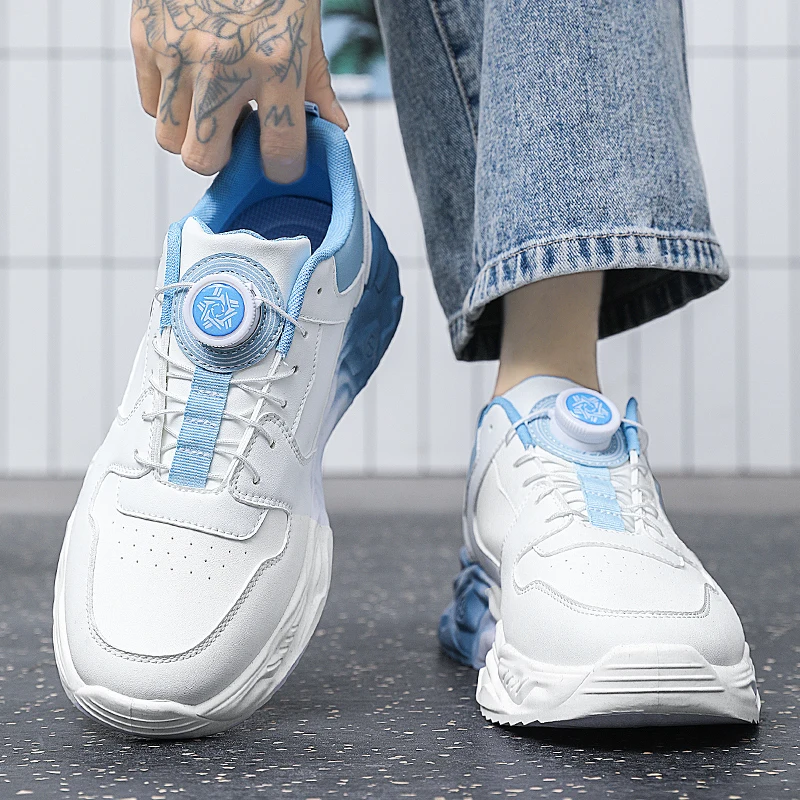 Men's Thick Soled Casual Sports Shoes Breathable Non Slip Soft Sole Comfort Four Seasons Outdoor Running Shoes Student Sneakers
Men's Thick Soled Casual Sports Shoes Breathable Non Slip Soft Sole Comfort Four Seasons Outdoor Running Shoes Student Sneakers