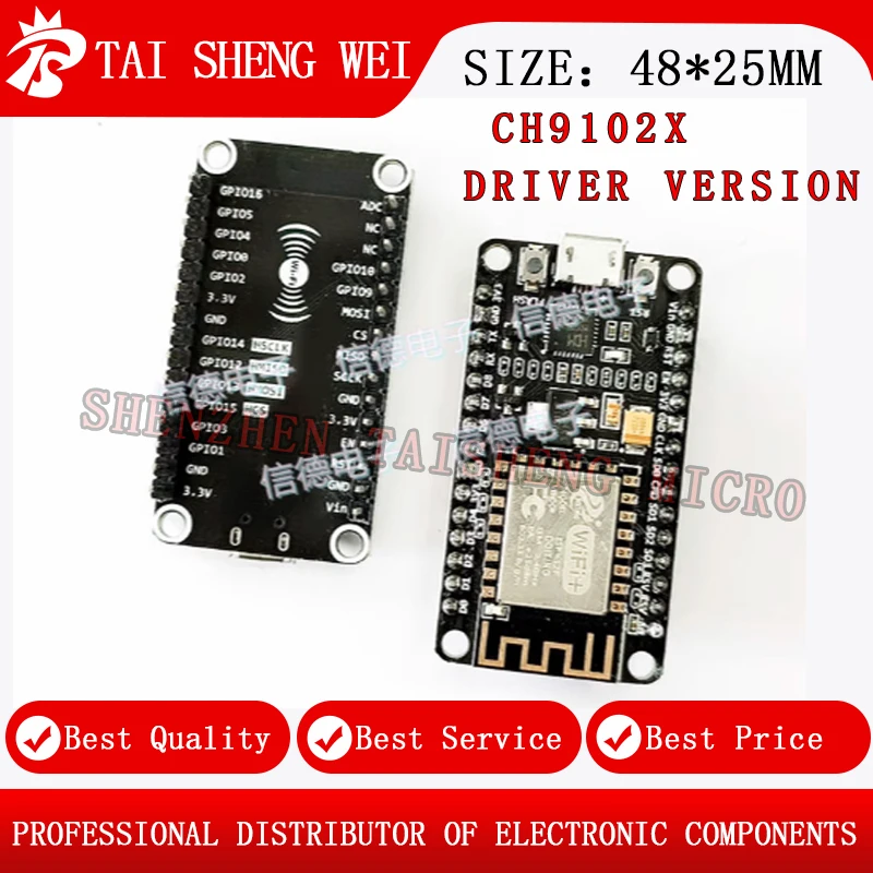 Новый модуль платы разработки NodeMcu Lua WIFI IoT CP2102 Плата расширения версии драйвера CH9102X Плата расширения версии драйвера
Новый модуль платы разработки NodeMcu Lua WIFI IoT CP2102 Плата расширения версии драйвера CH9102X Плата расширения версии драйвера