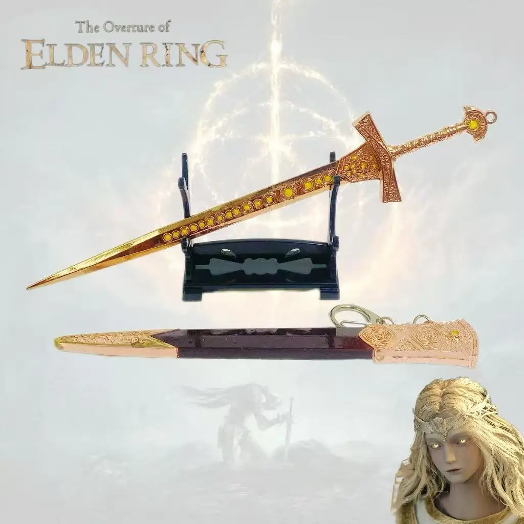 8.3inch Elden Sacred Relic Sword Gold Bronze Metal Sword Japanese Samurai Sabre Ninja Blade Cosplay Prop Safe Toy Gift
8.3inch Elden Sacred Relic Sword Gold Bronze Metal Sword Japanese Samurai Sabre Ninja Blade Cosplay Prop Safe Toy Gift
