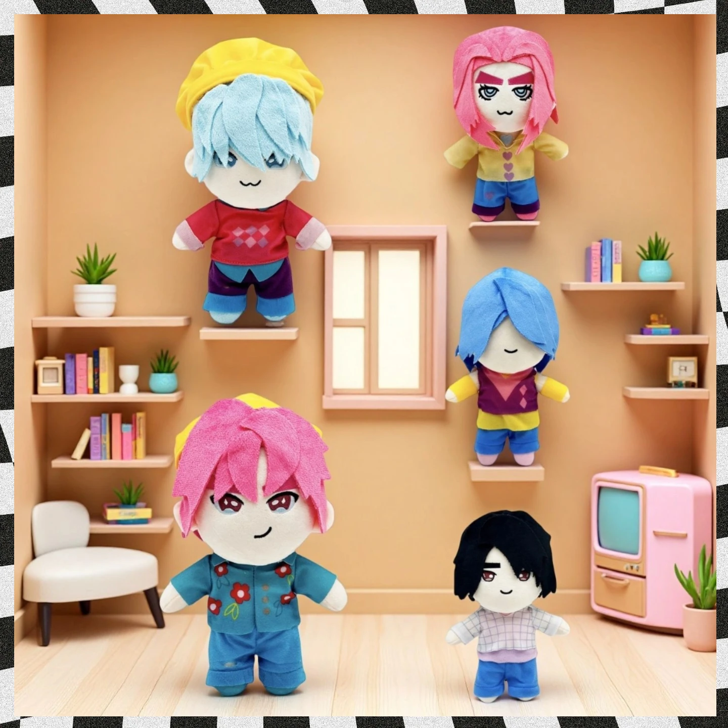 26 см кукла Huntrix Kpop Demon Hunters Rumi Zoey Mira Saja для мальчиков, мягкая плюшевая кавайная пушистая подарок, крутая вечеринка, ежедневное Рождество 
26 см кукла Huntrix Kpop Demon Hunters Rumi Zoey Mira Saja для мальчиков, мягкая плюшевая кавайная пушистая подарок, крутая вечеринка, ежедневное Рождество