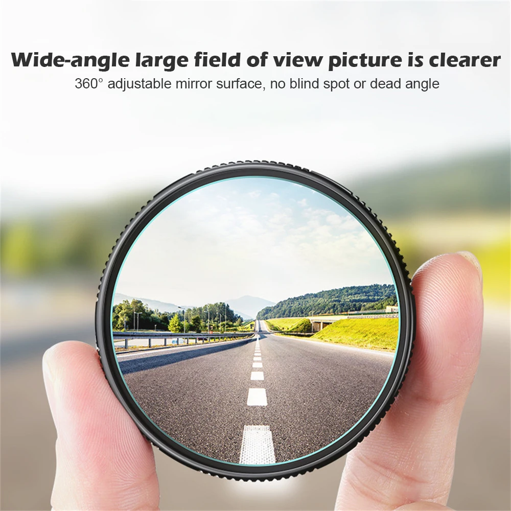 2 PCS Car Adjustable 360° Wide Angle HD Auxiliary Rearview Blind Spot Mirror Auto Safety Round Convex Mirror Vehicle Accessories
2 PCS Car Adjustable 360° Wide Angle HD Auxiliary Rearview Blind Spot Mirror Auto Safety Round Convex Mirror Vehicle Accessories