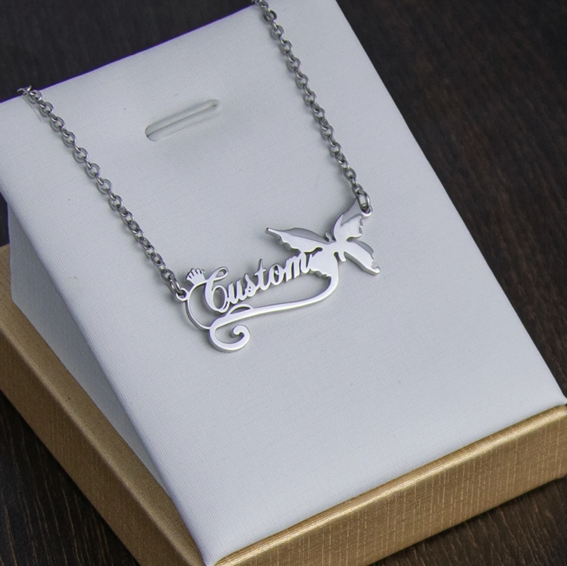 LOVE&NAME Multiple Custom Name Frosted Necklaces Full Stone Butterfly Chain Stainless Steel for Women Pendant Jewelry Gifts
LOVE&NAME Multiple Custom Name Frosted Necklaces Full Stone Butterfly Chain Stainless Steel for Women Pendant Jewelry Gifts