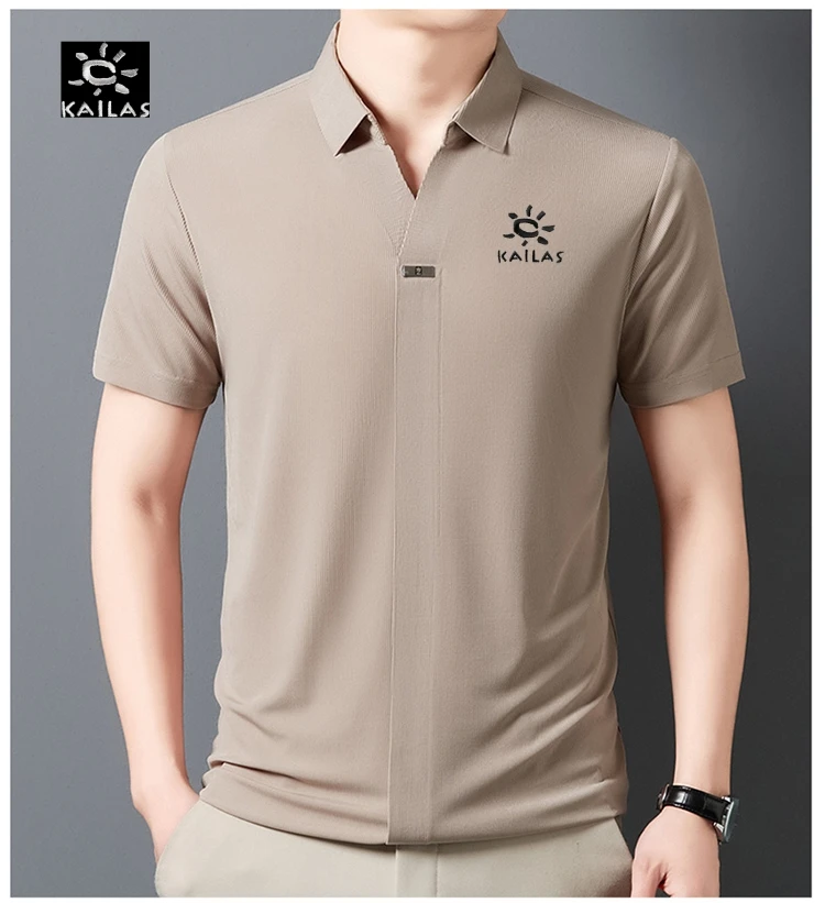 Ice silk men's short sleeved shirt, cool for a summer, comfortable and breathable
Ice silk men's short sleeved shirt, cool for a summer, comfortable and breathable