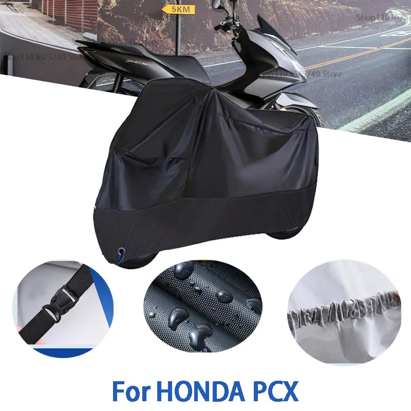 Motorcycle Full Covers For HONDA PCX Car Outdoors Sun Protection Dust No Ear Thickened Oxford Clothcover Accessories
Motorcycle Full Covers For HONDA PCX Car Outdoors Sun Protection Dust No Ear Thickened Oxford Clothcover Accessories