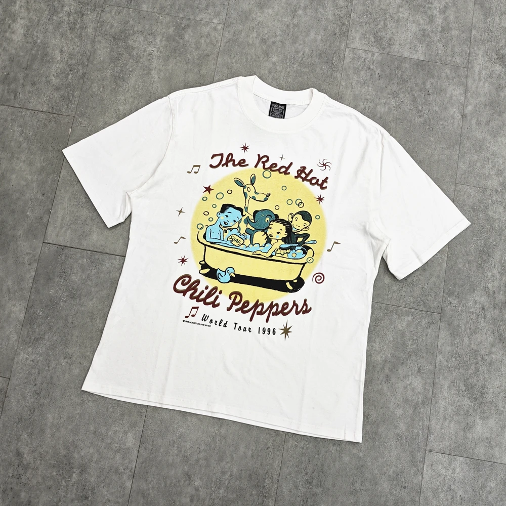 Yao888 Streetwear Vintage Fashion Short Sleeve Cotton Tops Tee Casual Graphics Print Rock Punk Brand Roll Unisex T Shirt For Men
Yao888 Streetwear Vintage Fashion Short Sleeve Cotton Tops Tee Casual Graphics Print Rock Punk Brand Roll Unisex T Shirt For Men