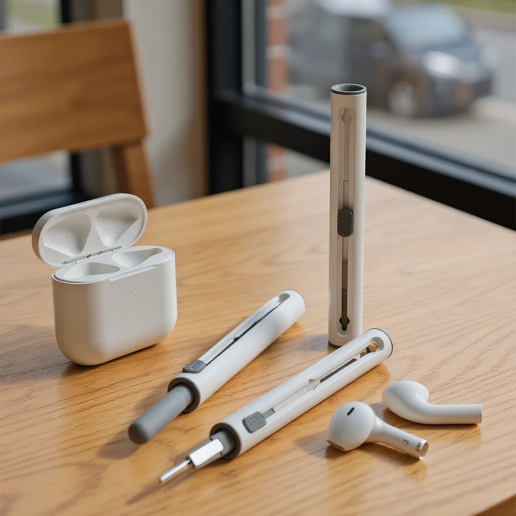 Deluxe Cleaning Pen Case - Soft Brush & Earbud Tools for Safe Electronic Accessory Cleaning
Deluxe Cleaning Pen Case - Soft Brush & Earbud Tools for Safe Electronic Accessory Cleaning