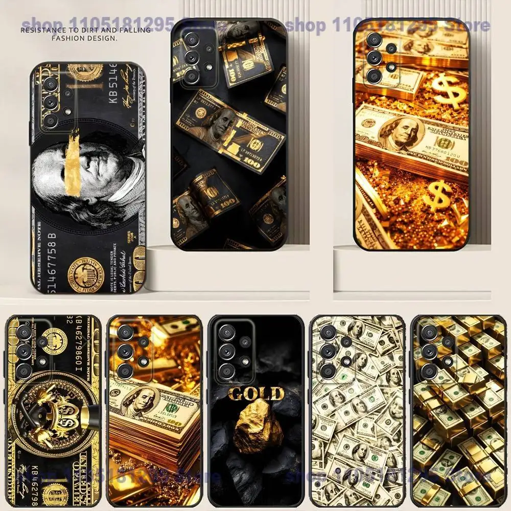 Money Gold Art Phone Case For Samsung S24,21,22,23,30,Ultra,20,Plus,Note,10,9,Black soft silicone case
Money Gold Art Phone Case For Samsung S24,21,22,23,30,Ultra,20,Plus,Note,10,9,Black soft silicone case