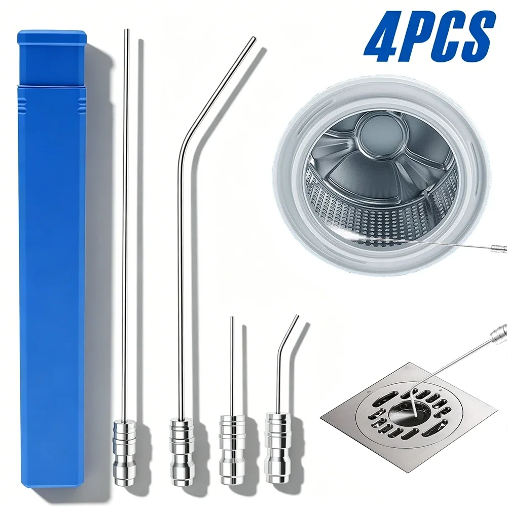 4Pcs/Set High Pressure Washer Nozzle Kit Cleaning Needle Nozzle High Pressure 2.0mm and 3.0mm Straight/Side Jet for Cleaning Gap
4Pcs/Set High Pressure Washer Nozzle Kit Cleaning Needle Nozzle High Pressure 2.0mm and 3.0mm Straight/Side Jet for Cleaning Gap