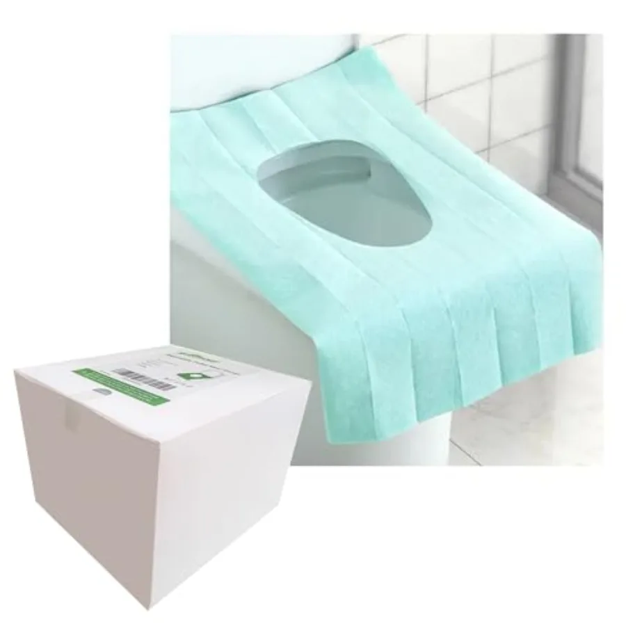 Disposable Toilet Seat Covers 60 Travel Pack Extra Thick and Waterproof Sticker-Free Design for Adults and Great for Public Toi
Disposable Toilet Seat Covers 60 Travel Pack Extra Thick and Waterproof Sticker-Free Design for Adults and Great for Public Toi