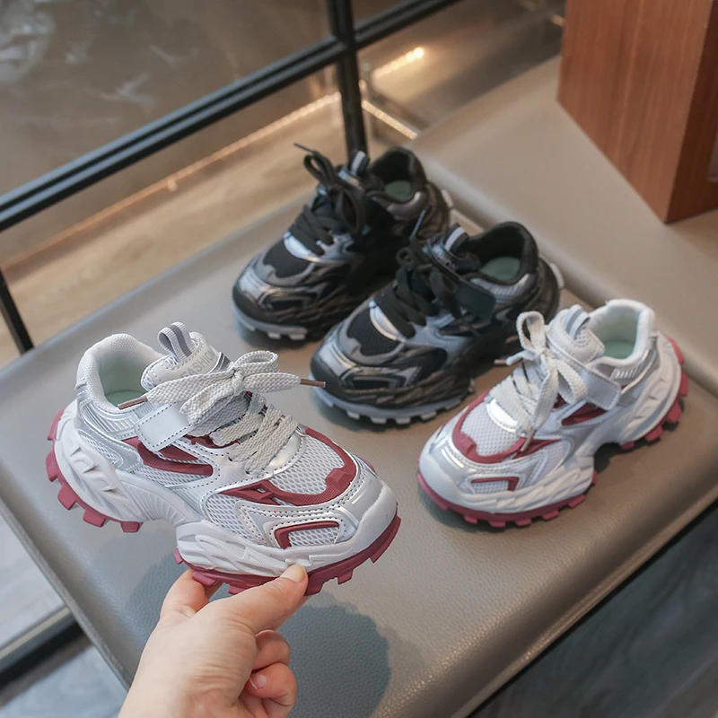 Trend Fashion Sport Shoes For Children PU Leather Teenager Kid's Sneakers Anti-slippery Breathable Outdoor Running Footwear Boy
Trend Fashion Sport Shoes For Children PU Leather Teenager Kid's Sneakers Anti-slippery Breathable Outdoor Running Footwear Boy