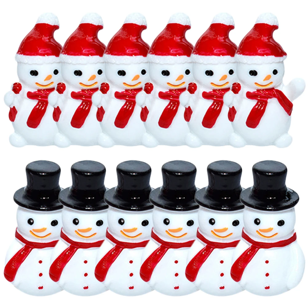 20 Mini Snowman Figurines Resin Christmas Decor Black Red Hats DIY Micro Landscape Crafts Miniatures Party Holiday
20 Mini Snowman Figurines Resin Christmas Decor Black Red Hats DIY Micro Landscape Crafts Miniatures Party Holiday