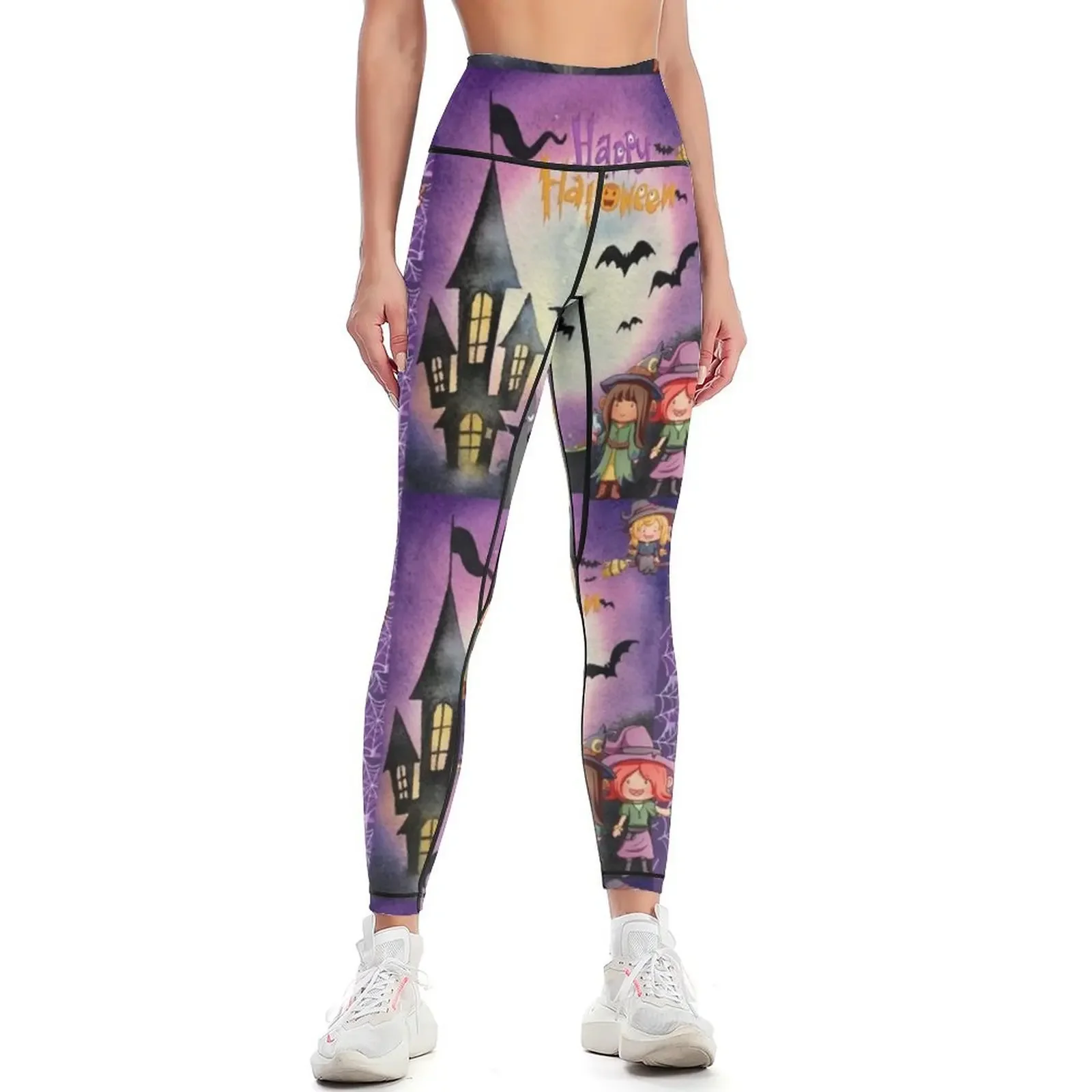 Halloween Little Witch Night In Leggings Tight fitting woman Women's fitness Sweatpants Training pants Womens Leggings
Halloween Little Witch Night In Leggings Tight fitting woman Women's fitness Sweatpants Training pants Womens Leggings