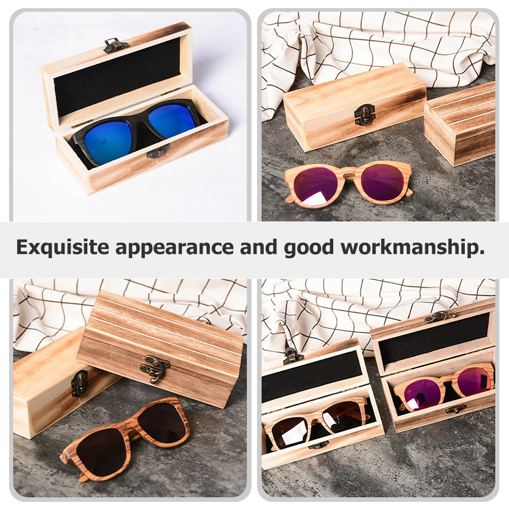 Stylish Sunglasses Glasses Case Durable Wooden Storage Box Handcrafted Bamboo Protector Simple Design Men Women Gift Clamshell
Stylish Sunglasses Glasses Case Durable Wooden Storage Box Handcrafted Bamboo Protector Simple Design Men Women Gift Clamshell